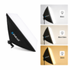 Éclairage photo Puluz avec 2 softbox LED pour shooting sac de luxe