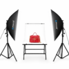 alt="Softbox Puluz avec support trépied pour shooting photo professionnel"