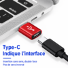 Convertisseur USB-A vers USB-C OTG