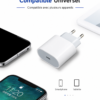 Chargeur USB-C 20W Plustar avec câble inclus