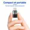 Adaptateur OTG USB-C femelle vers Lightning mâle