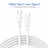 Câble USB-C pour charge et synchronisation