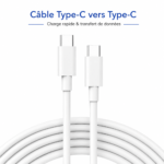 Câble USB-C pour charge et synchronisation