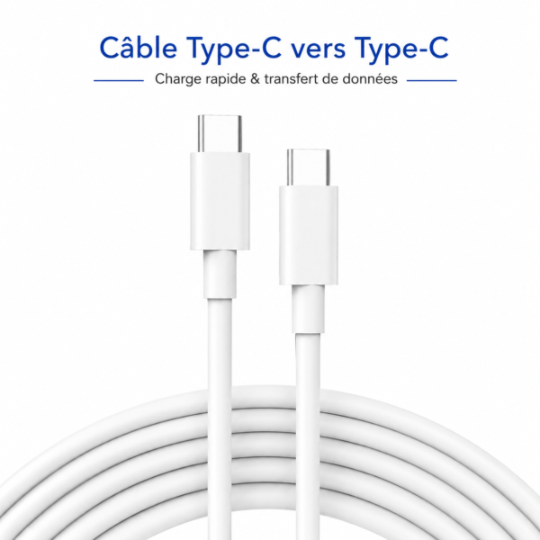 Câble USB-C pour charge et synchronisation