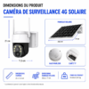 Caméra IP solaire Full HD avec vision nocturne
