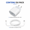 Chargeur rapide USB-C Plustar
