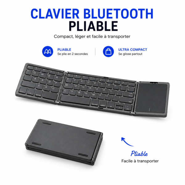 Clavier sans fil compatible Windows Android iOS Mac
