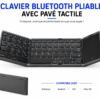 Clavier Bluetooth portable rechargeable