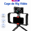 Kit vidéo et photo professionnel avec projecteur LED 50W et trépied