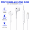 Casque filaire iPhone avec commandes intégrées