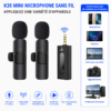 Microphone Sans Fil K35 Lavalier avec réduction de bruit pour smartphone