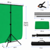 kit chromakey puluz pour création contenu