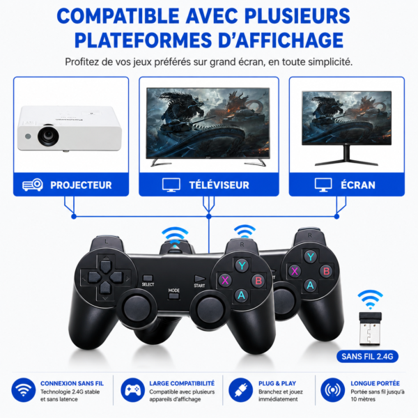 Game Stick 4K pour télévision