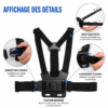 Harnais poitrine universel pour filmer en vue subjective POV