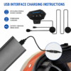Casque moto BT-12 avec musique GPS et appels mains libres
