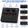 Carte Son V8 pour TikTok YouTube Facebook Live et podcast