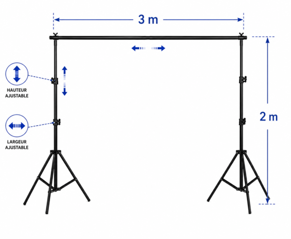 Kit studio photo complet pour photographie produit et création de contenu