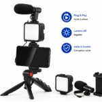 Kit vidéo mobile professionnel pour vlog et livestream