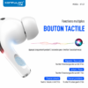 Écouteurs sans fil avec boîtier de recharge