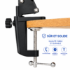 Lampe de bureau LED avec luminosité réglable et trois températures de couleur