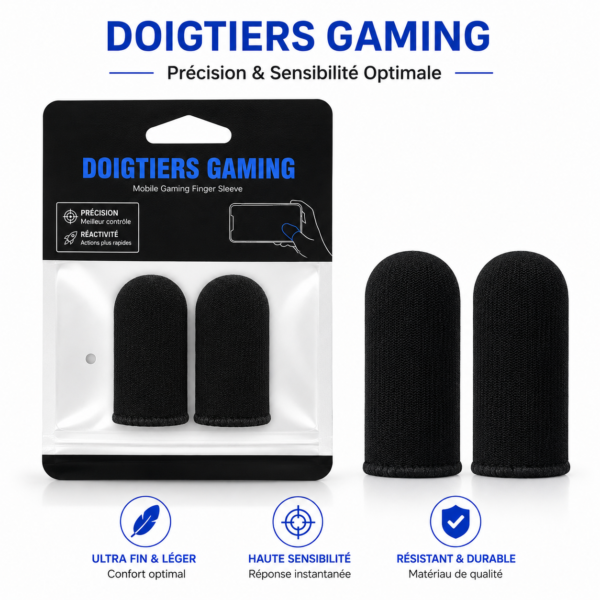 Manches minces pour protection des doigts
