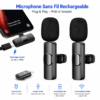 Microphone Jmary Lavalier Sans Fil Lightning pour iPhone