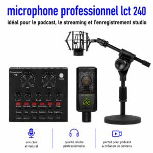 Micro à condensateur LCT 240 pour chant et voix off
