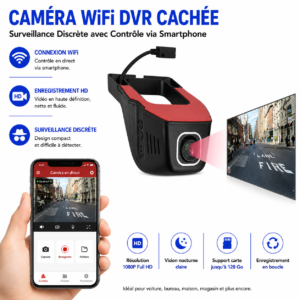 Caméra WiFi discrète avec détection de mouvement