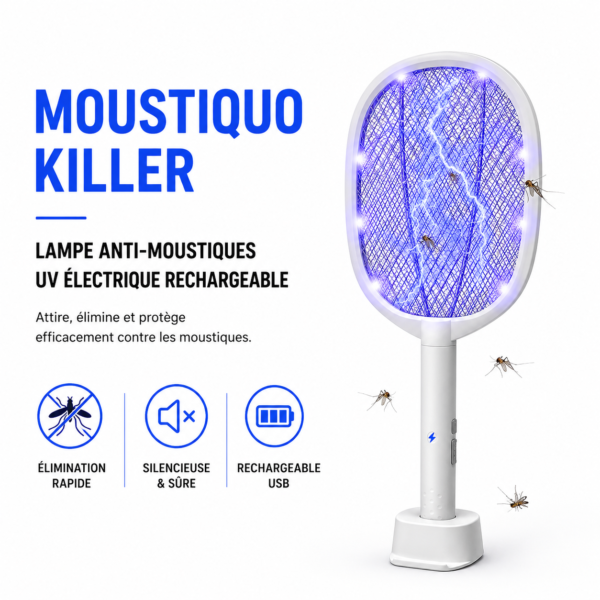 Tue moustique électrique avec lumière UV