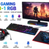 Clavier Gaming RGB avec accessoires