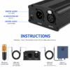 Alimentation microphone professionnelle avec isolation électromagnétique