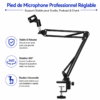 Pied de microphone professionnel réglable