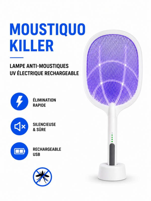 Piège à moustiques rechargeable USB