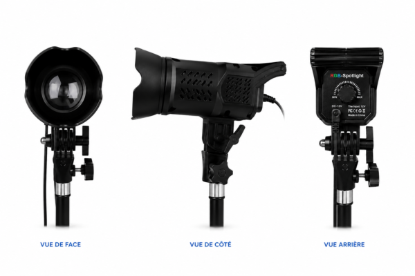 lampe vidéo RGB professionnelle pour création contenu