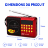 Radio numérique rechargeable JOC H1011BT