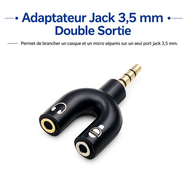 Câble Jack mâle vers femelle pour voiture