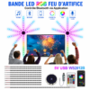 Éclairage LED RGB Bluetooth avec millions de couleurs et effets dynamiques