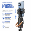 Support intelligent pour TikTok, YouTube et Instagram avec tracking AI