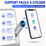 Support multitâche de smartphone magnétique en aluminium compatible MagSafe