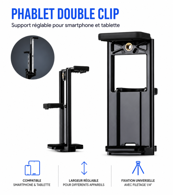 Trépied Yunteng VCT-1688 avec télécommande Bluetooth pour smartphone