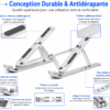 Support laptop en aluminium pour PC 10 à 15,6 pouces