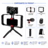 Kit créateur de contenu avec éclairage vidéo professionnel