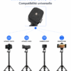 Trépied professionnel Yunteng avec support téléphone universel