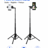 Trépied photo vidéo compact avec télécommande Bluetooth