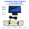 Éclairage solaire extérieur automatique