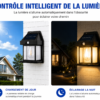 Éclairage de sécurité extérieur imitation caméra de surveillance