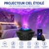 Projecteur LED étoiles pour plafond et murs avec ambiance relaxante