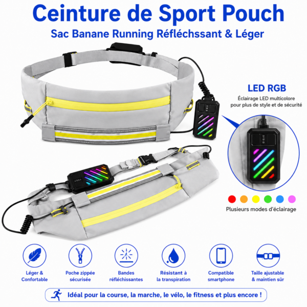 Ceinture fitness pratique et sécurisée