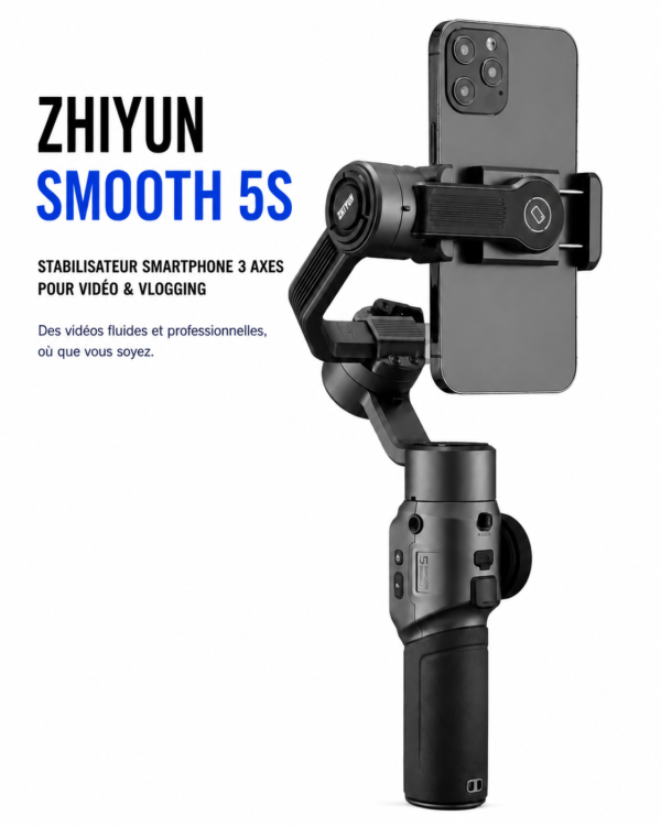 Stabilisateur vidéo smartphone avec suivi intelligent SmartFollow