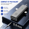 Micro cravate professionnel Q8 avec transmission 2.4 GHz stable